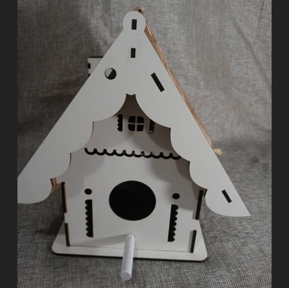Cida's - home interior birdhouse ( WOODEN MDF)